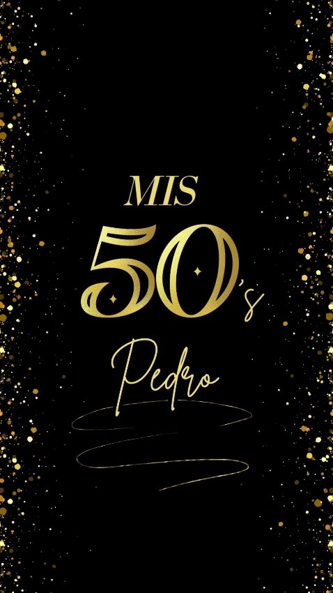 50 años de caballero personalizado